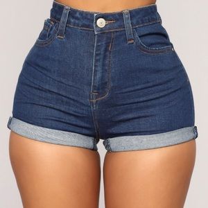 Jean shorts from fashion nova
